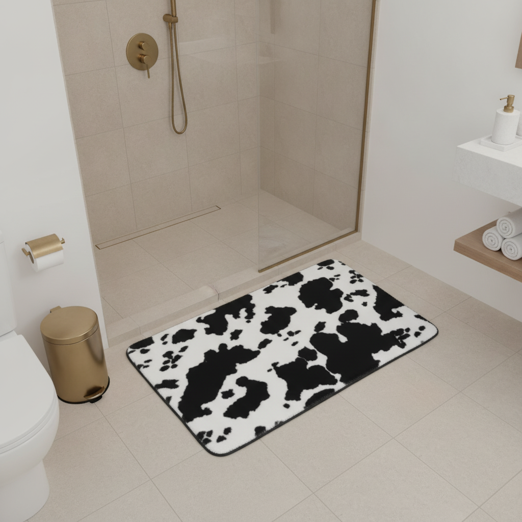 Cow Bath Mat
