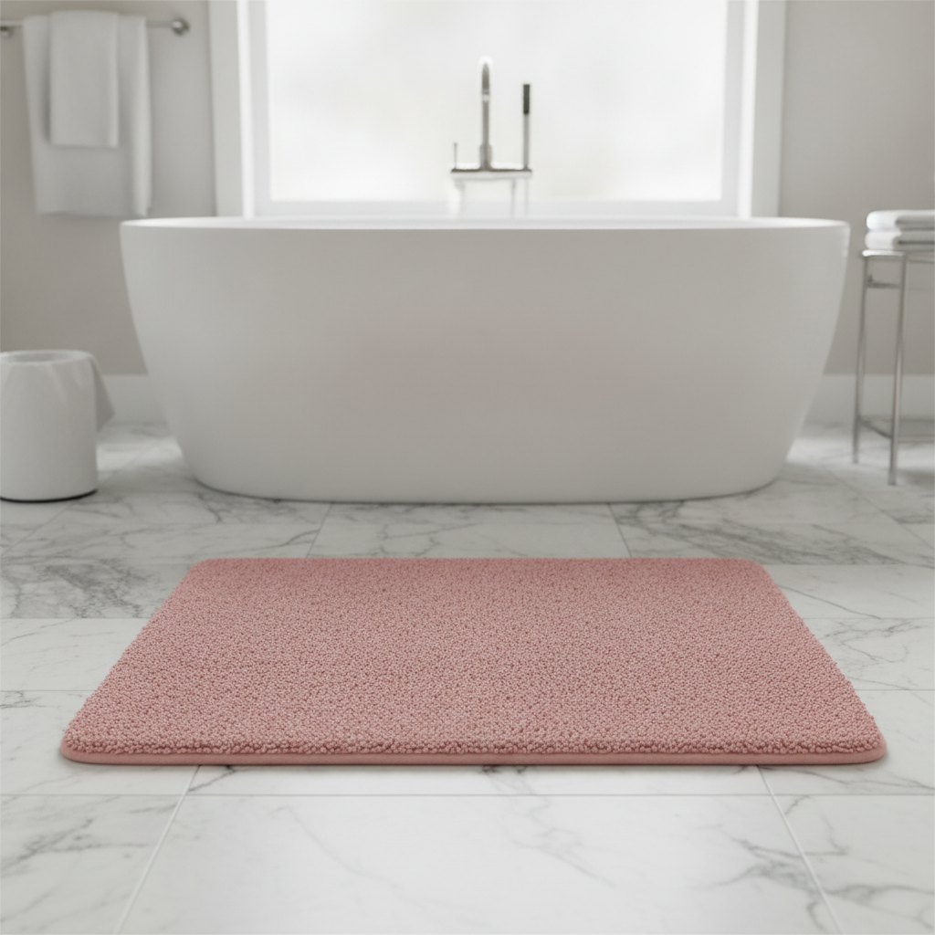 Pink Non-Slip Bath Mat