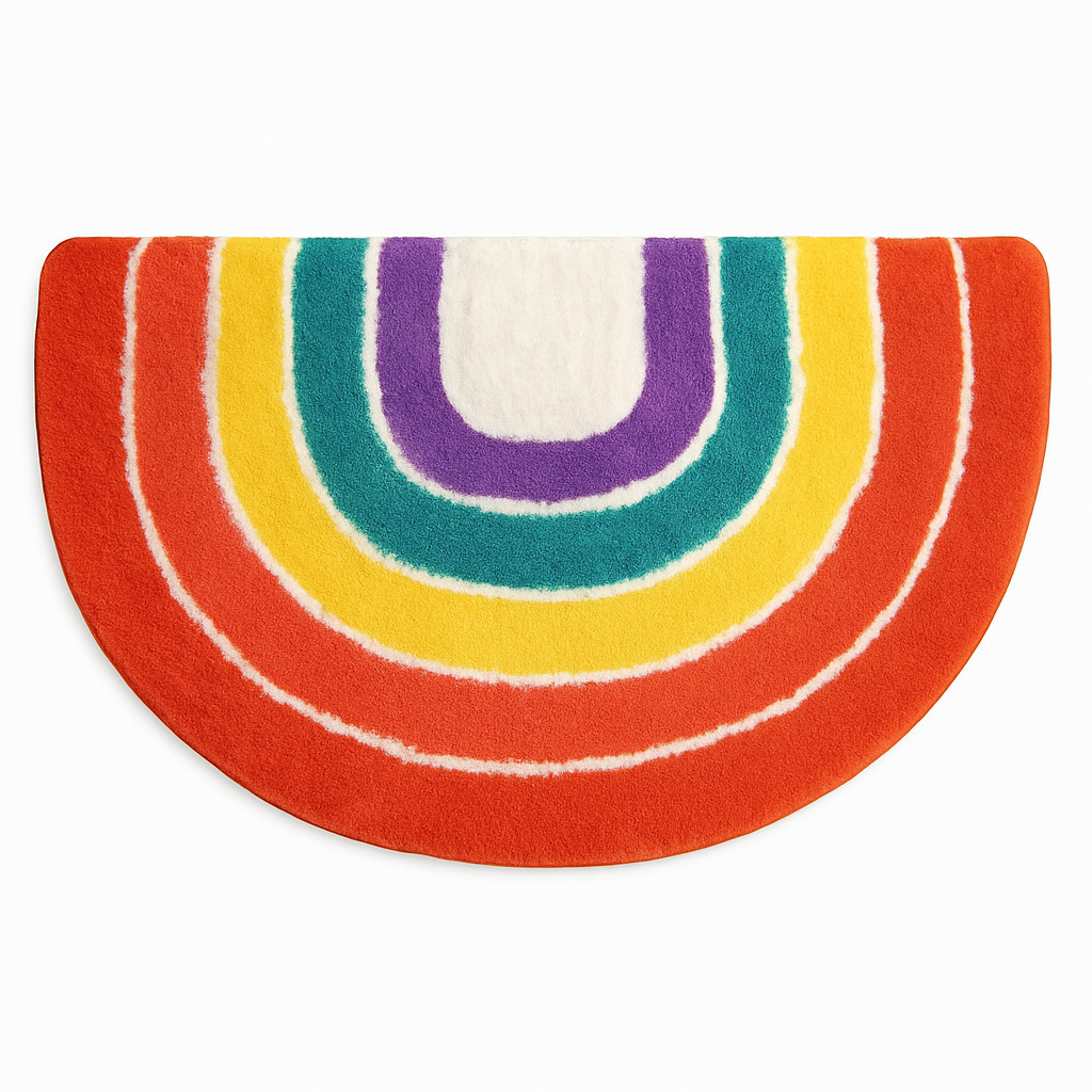 Multicolor Bath Mat