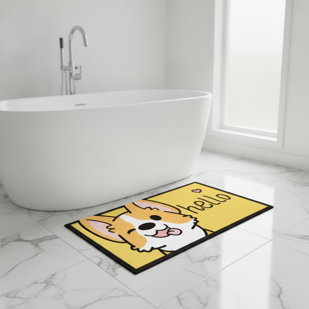 Corgi Bath Mat