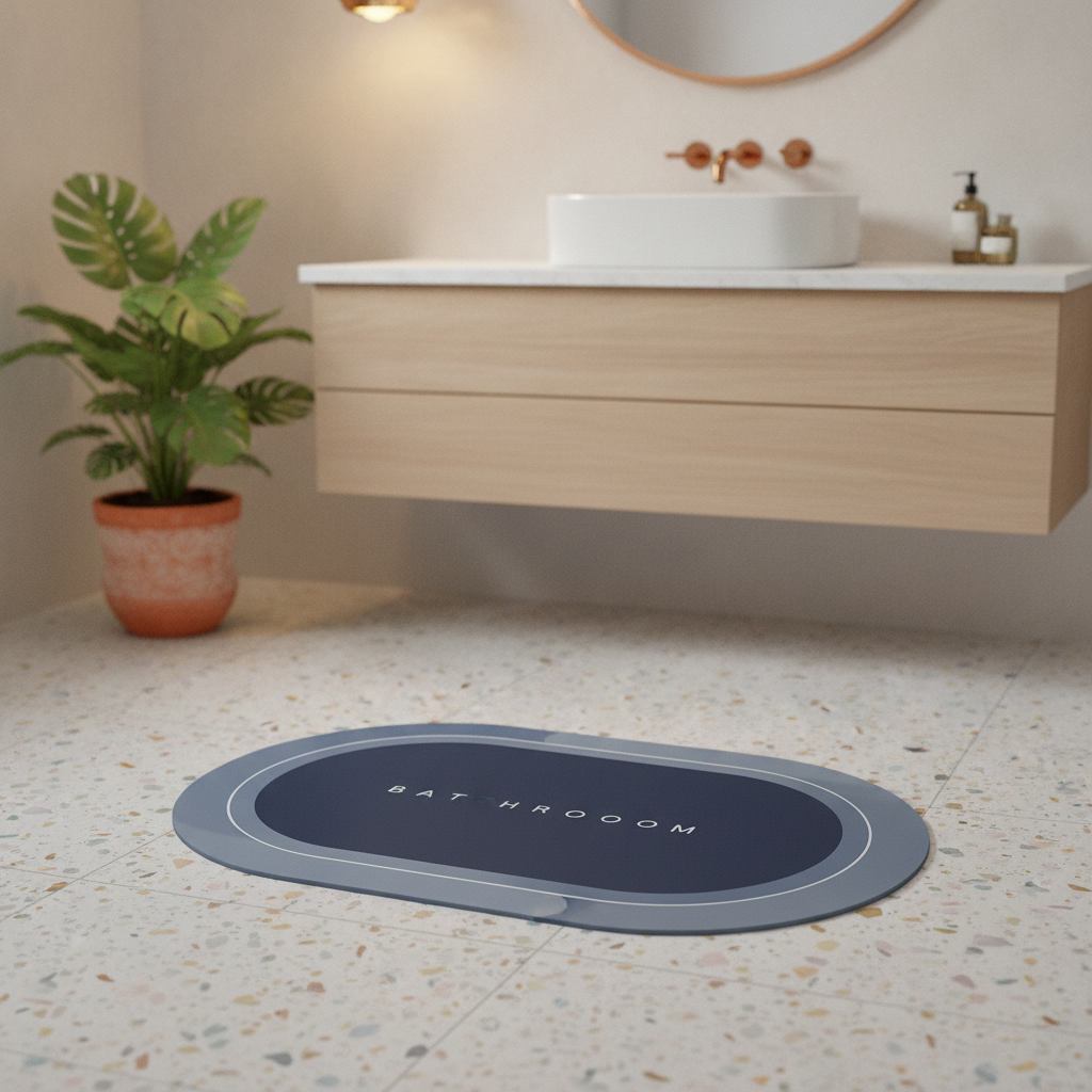 Slipsheild Bathroom Rug - bathroom setting