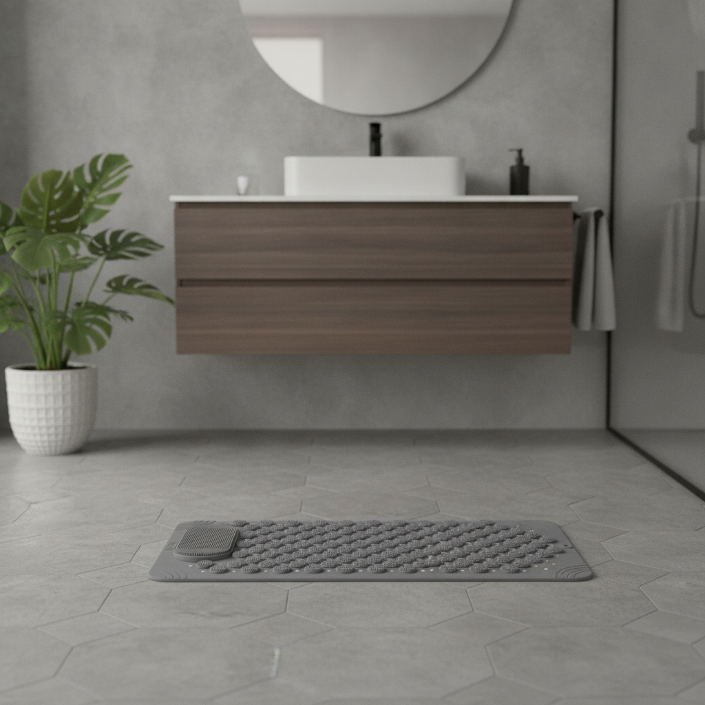 Non-Slip Rectangular Shower Mat