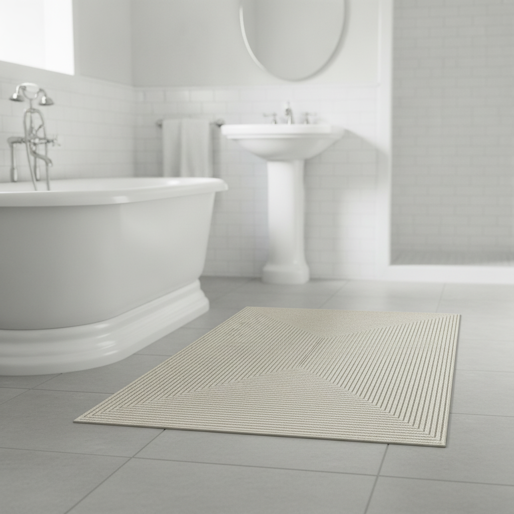 Gray Bathroom Rug