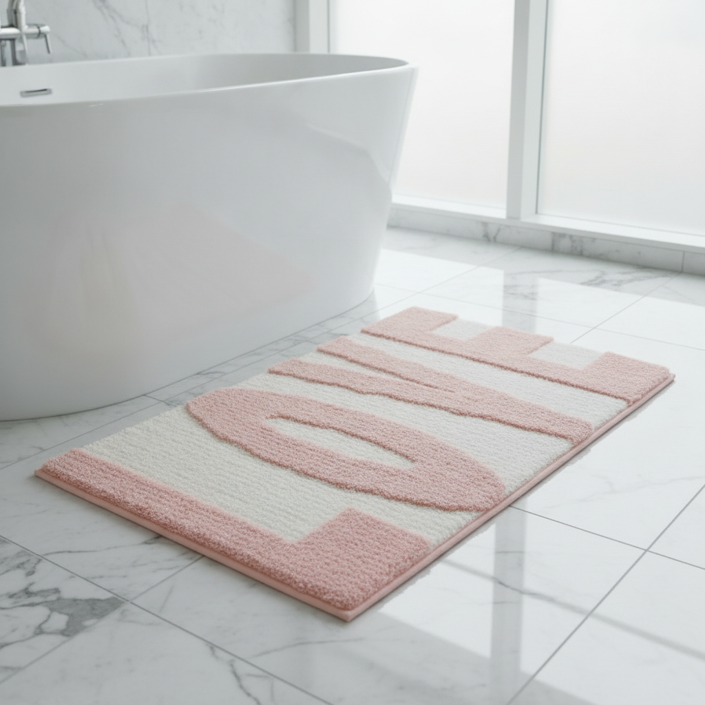 Love Bathroom Rug