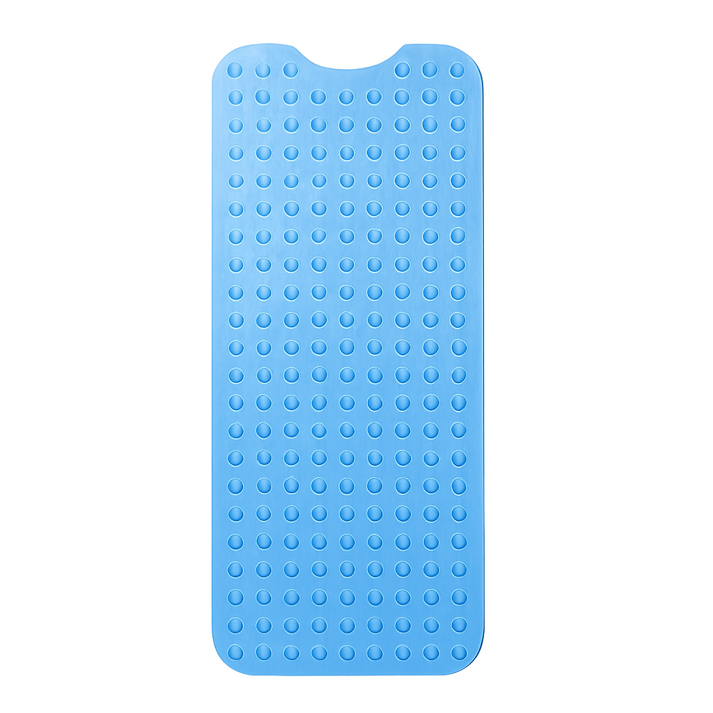 Bathrug Non-Slip Blue Bath Mat