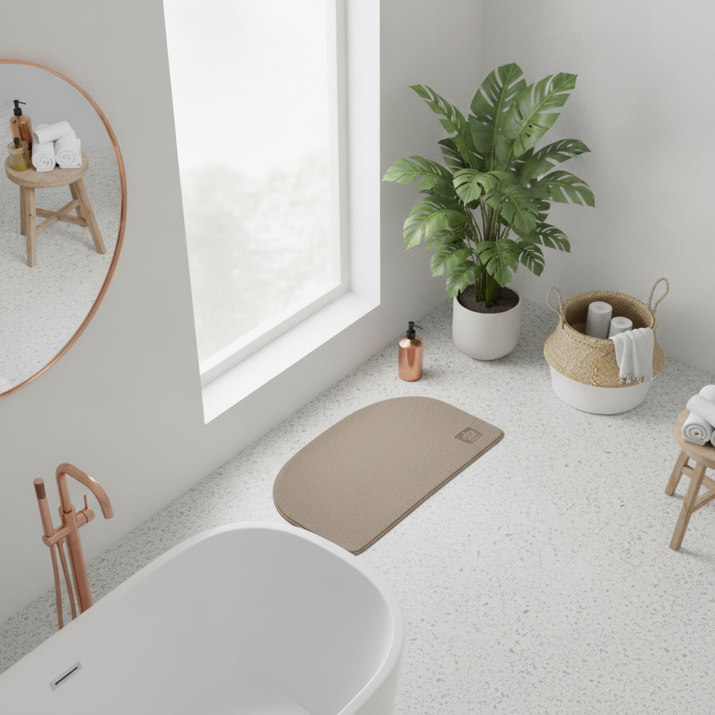 Half Moon Bathroom Rug