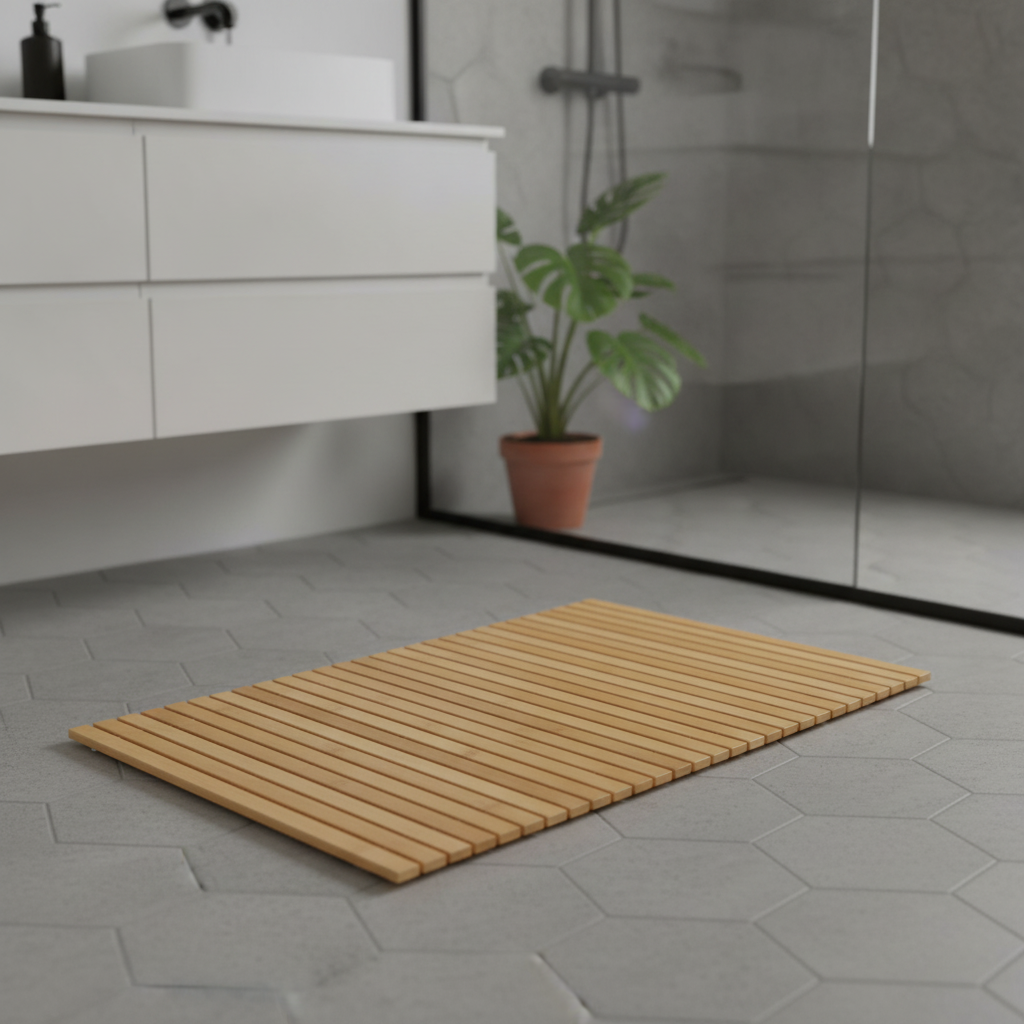 Bamboo Bathroom Rug - product detail