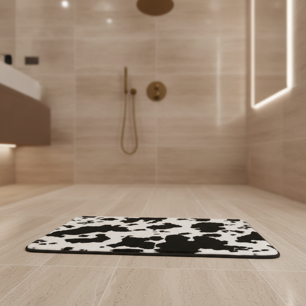 Cow Bath Mat