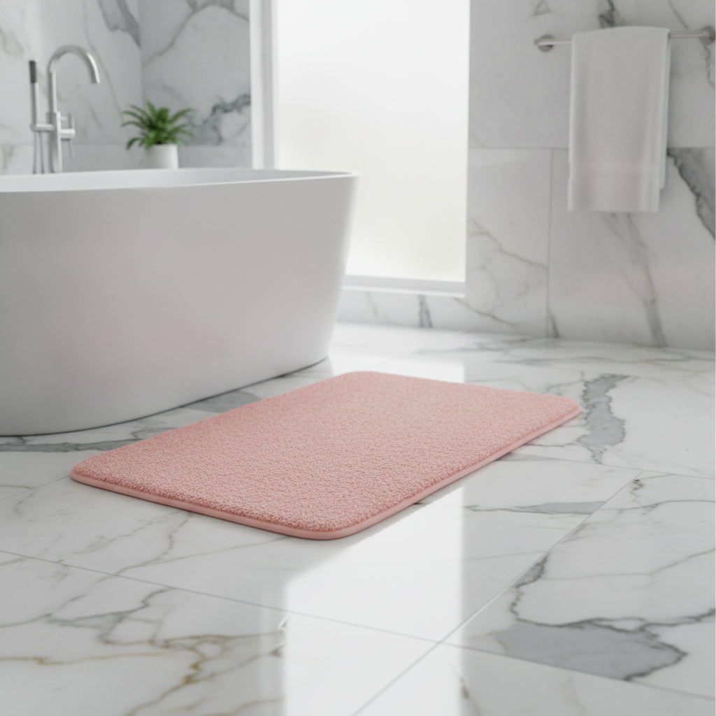 Pink Non-Slip Bath Mat - product detail