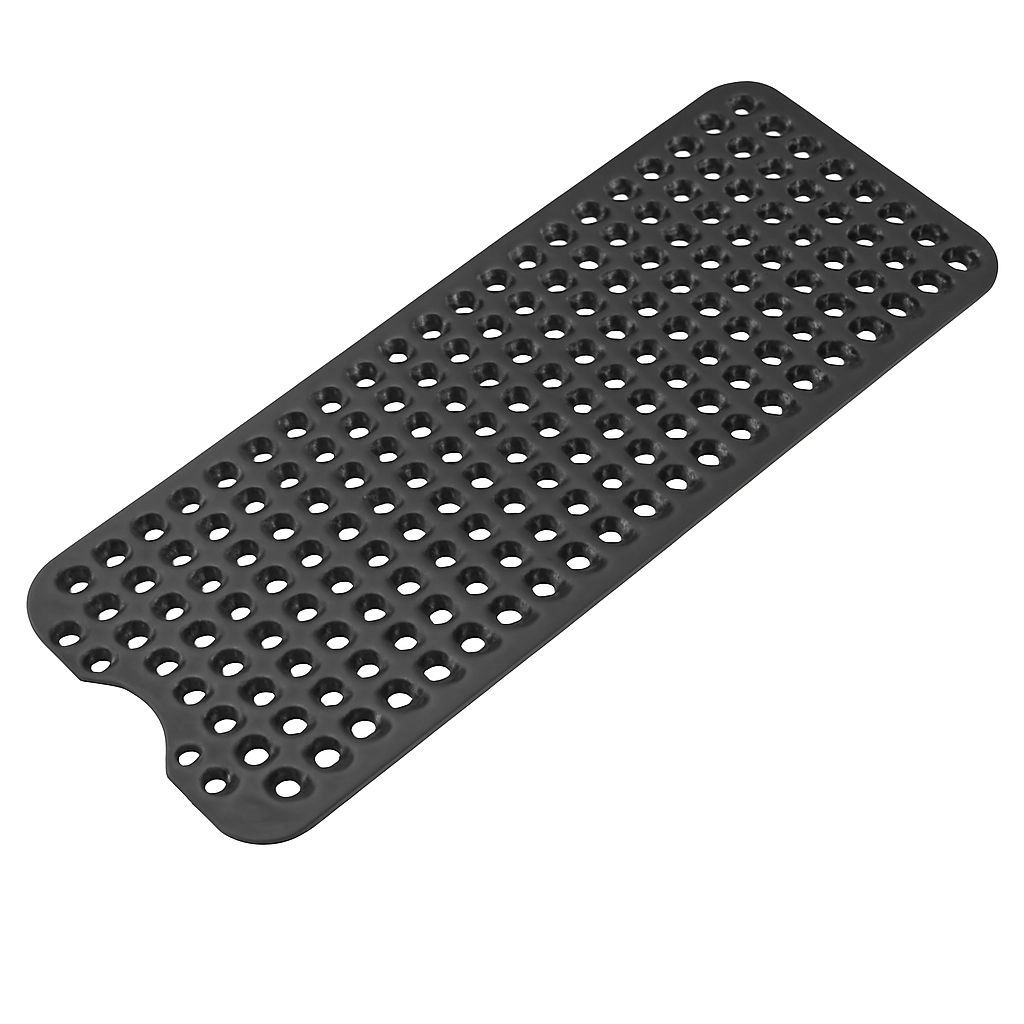 Bathrug Black Bath Mat