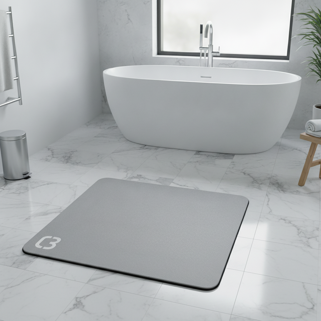 Diatomite 90 Cm Bath Mat