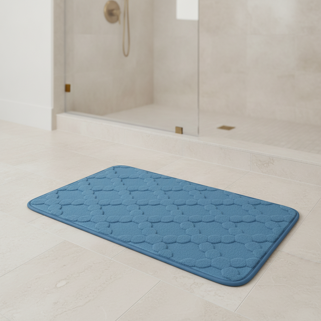 Absorbent Microfiber Bathroom Rug