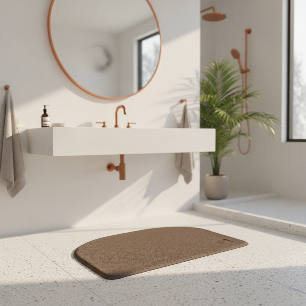 Half Moon Bathroom Rug
