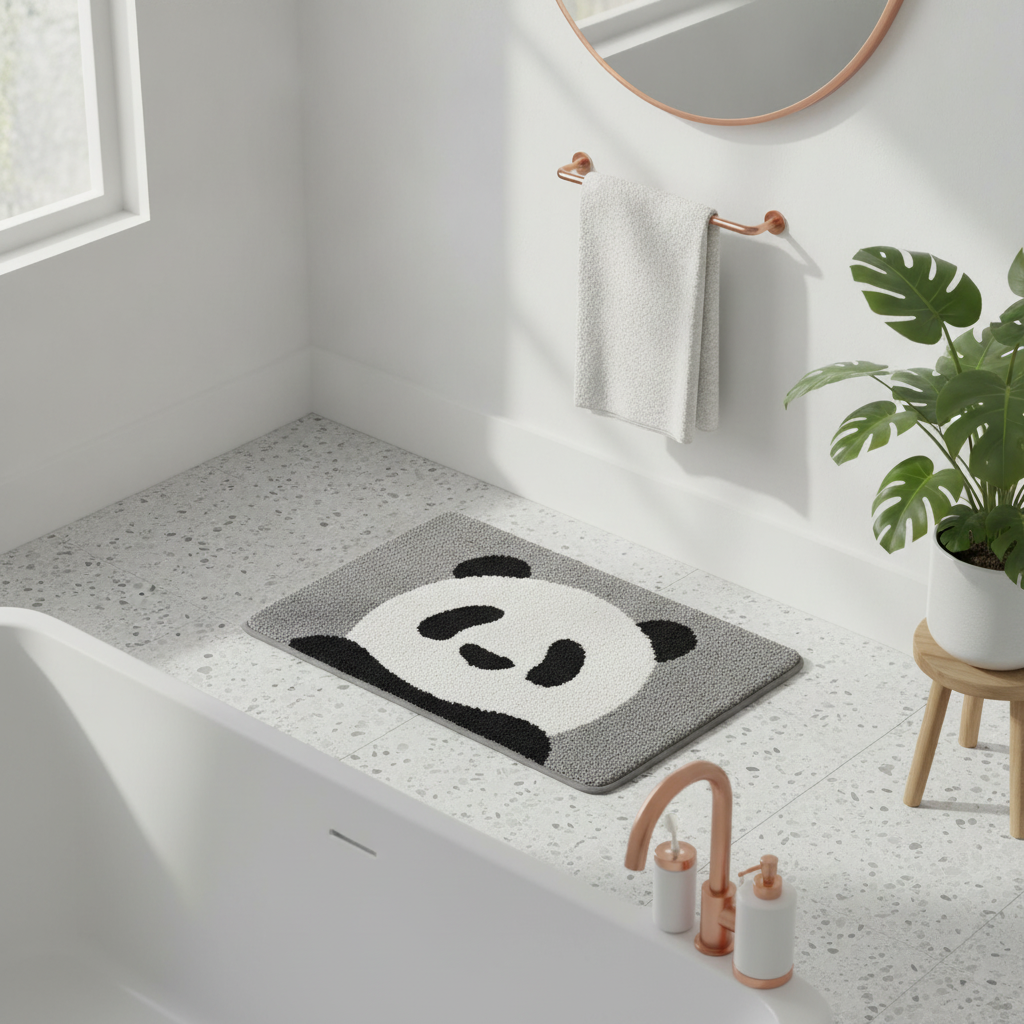 Panda Bath Mat