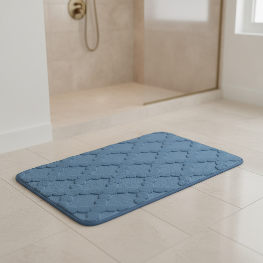 Absorbent Microfiber Bathroom Rug