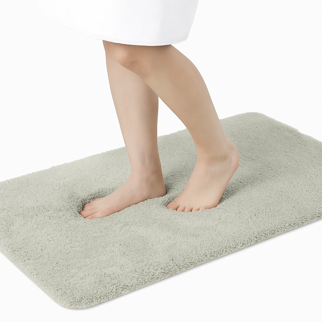 Gray Light Bath Mat