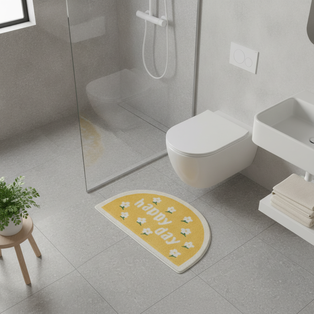 Happy Day Bathroom Rug