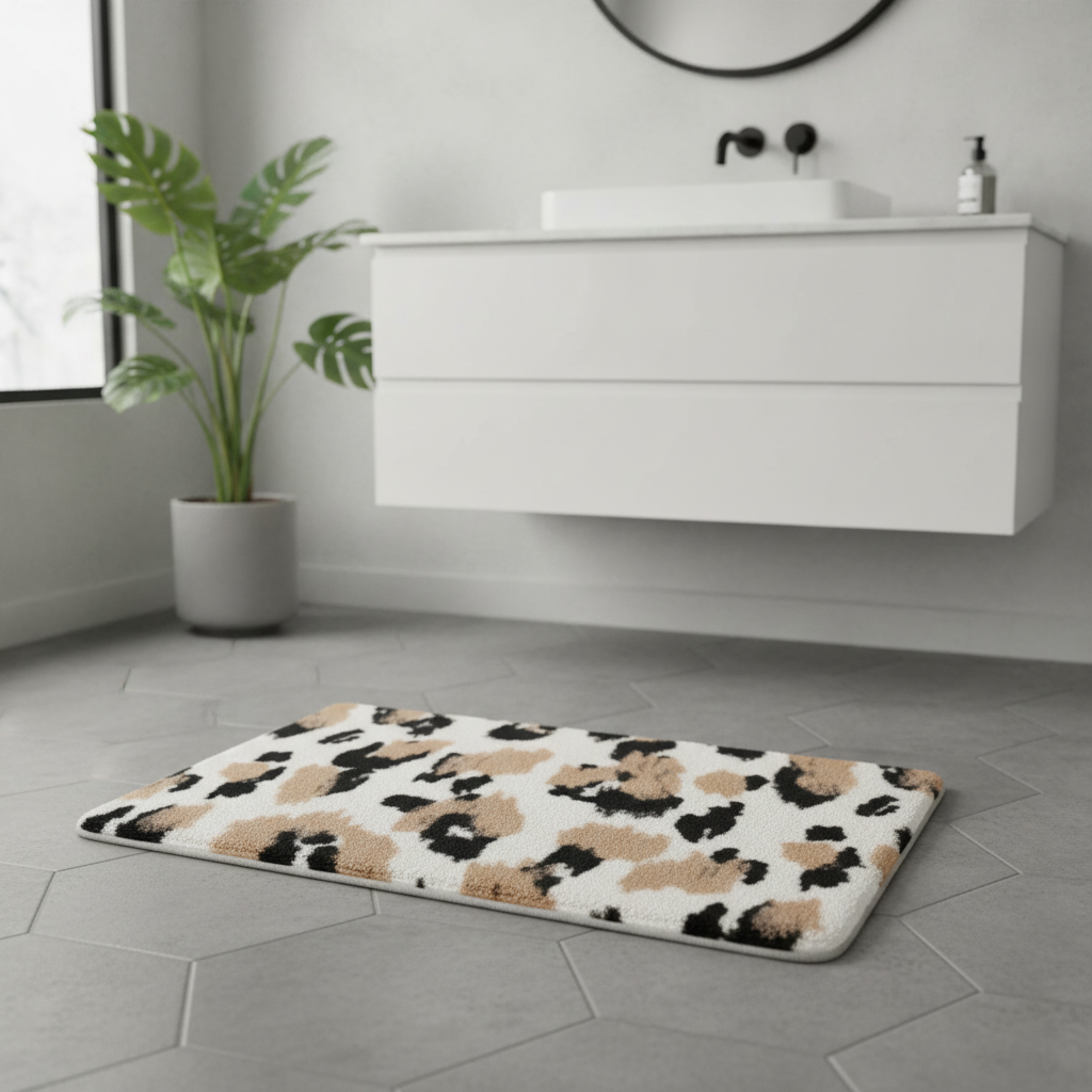 Leopard Bath Mat