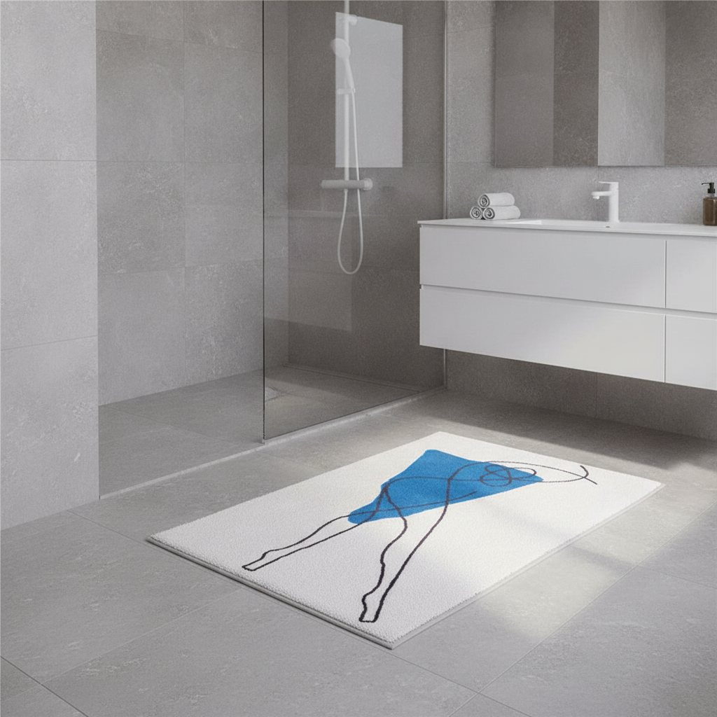 Abstract Art Bath Mat - view 38