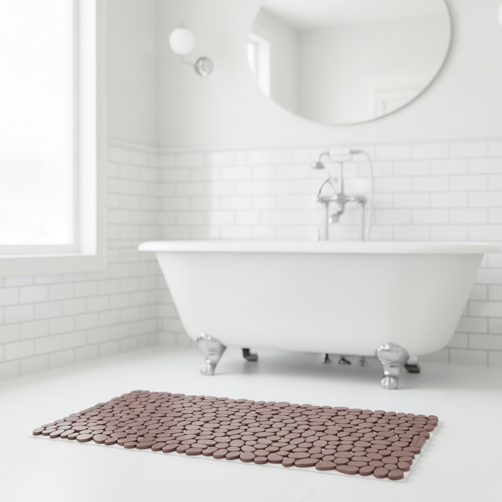 Non-Slip Plastic Pebbles Bath Mat - view 12