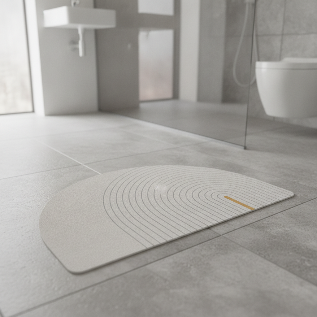 Honlaker Half Moon Bath Mat