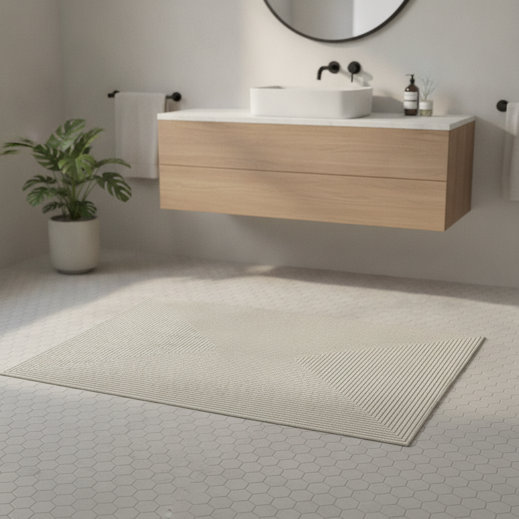 Gray Bathroom Rug