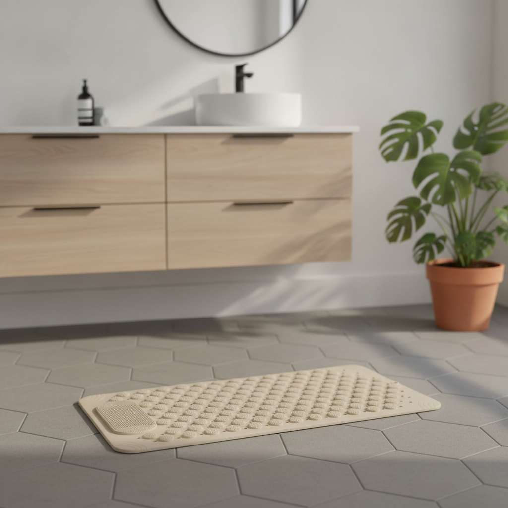 Non-Slip Rectangular Shower Mat