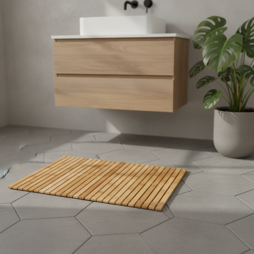 Bamboo Bathroom Rug