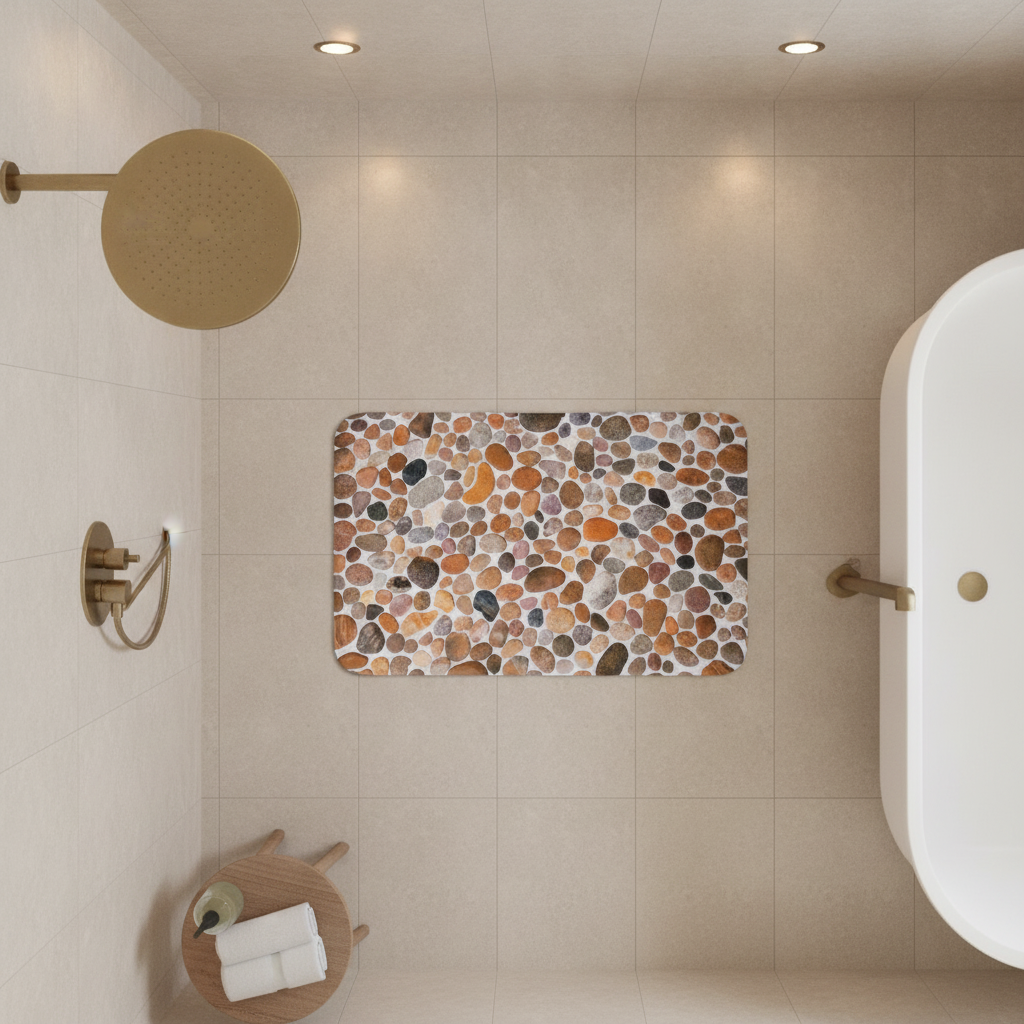 Shape Pebble Bath Mat - color variations