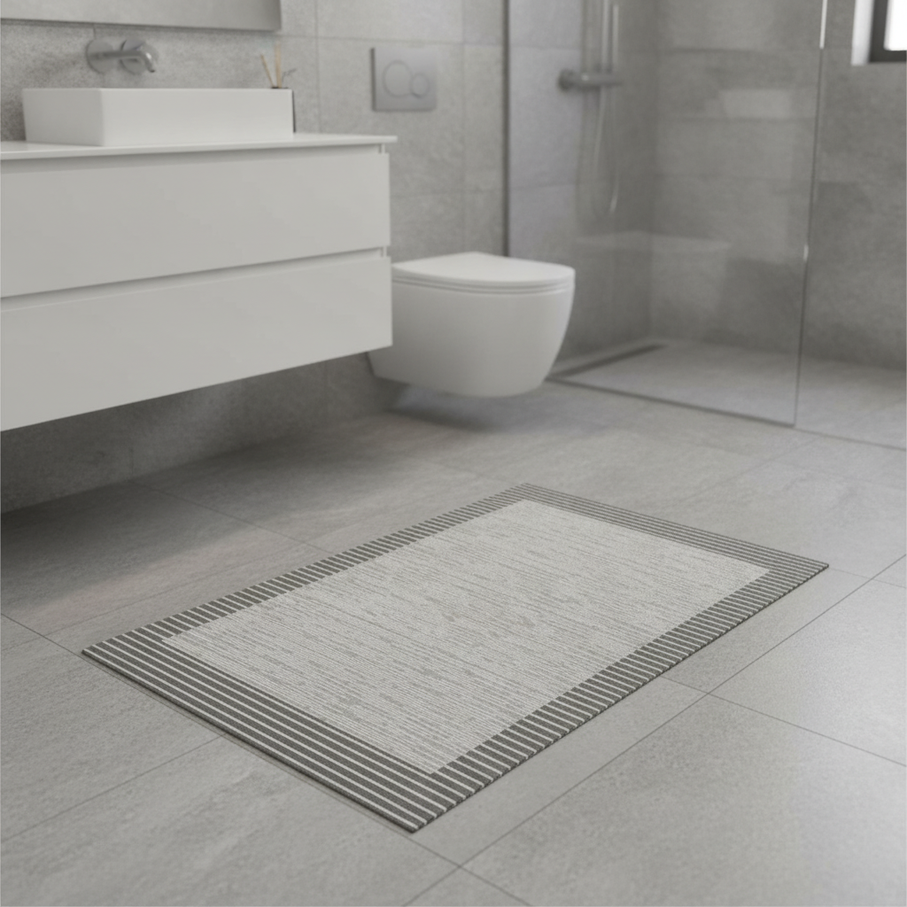 Gray Charcoal Bath Mat
