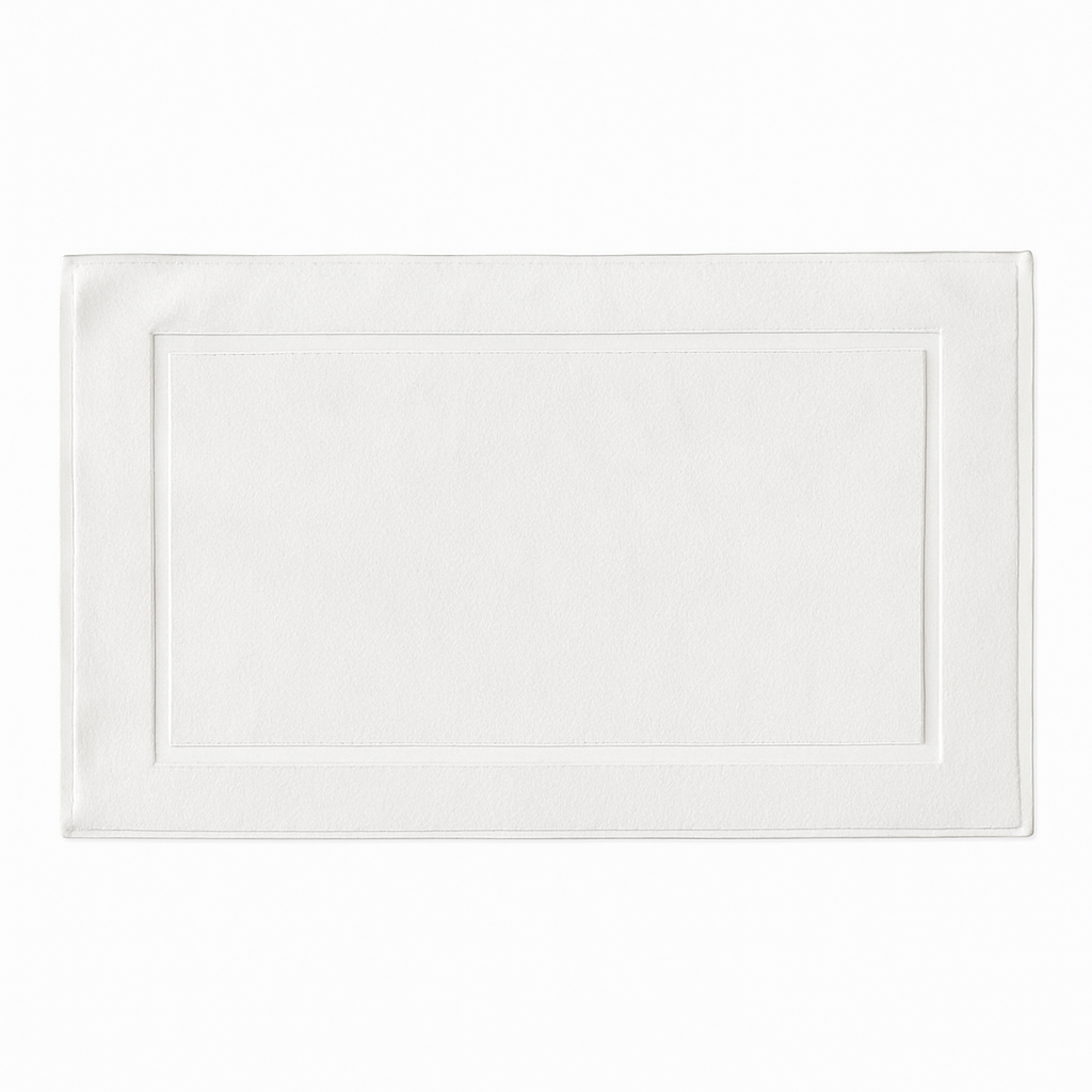 Cotton White Bath Mat