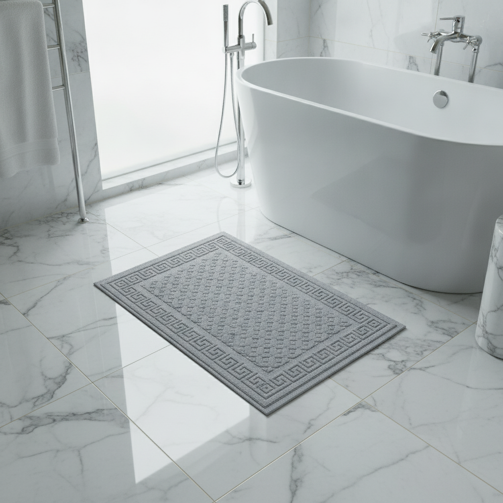 Non-Slip Cotton Bath Mat