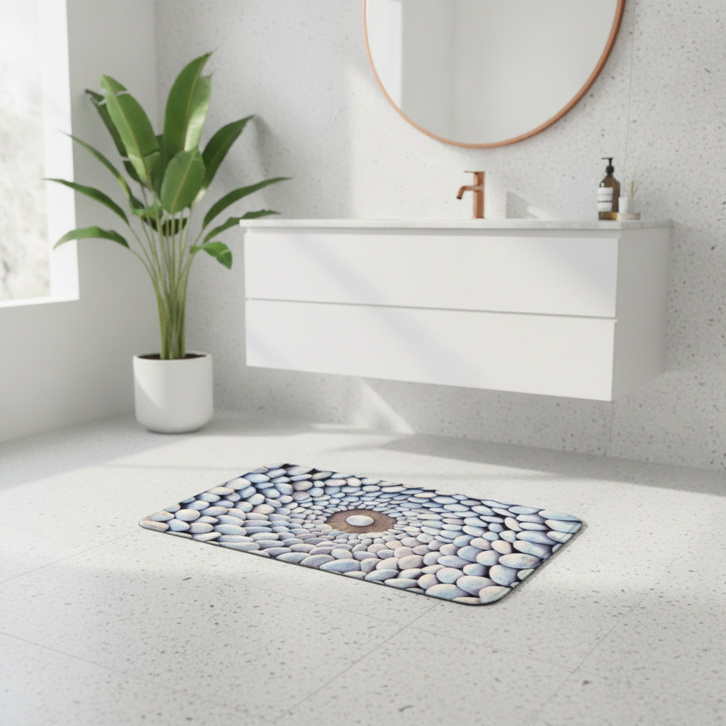 Effect Pebble 60x90cm Bath Mat