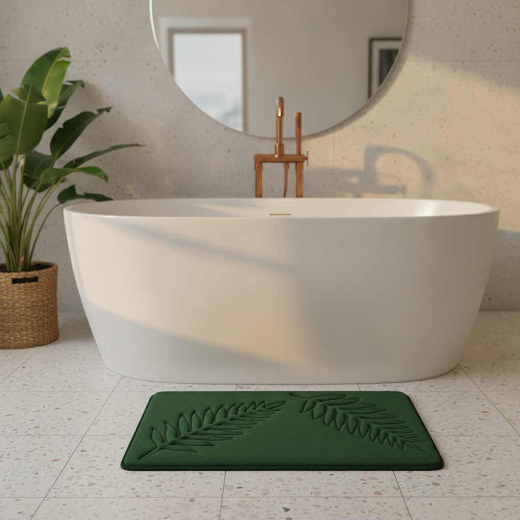 Green Emerald Bath Mat - view 11