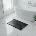 Bamboo Black Bathroom Rug