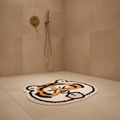 Tiger Bath Mat - bathroom setting