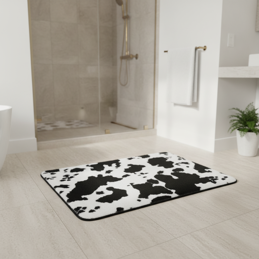 Cow Bath Mat