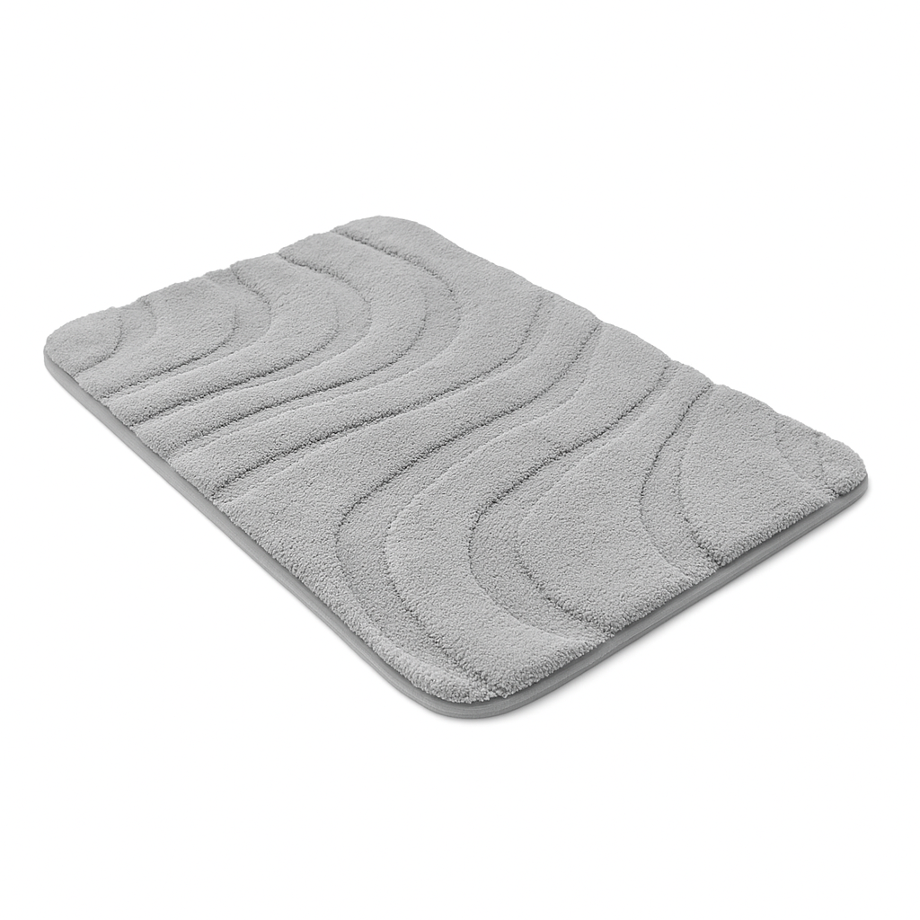 Thick Gray Bath Mat