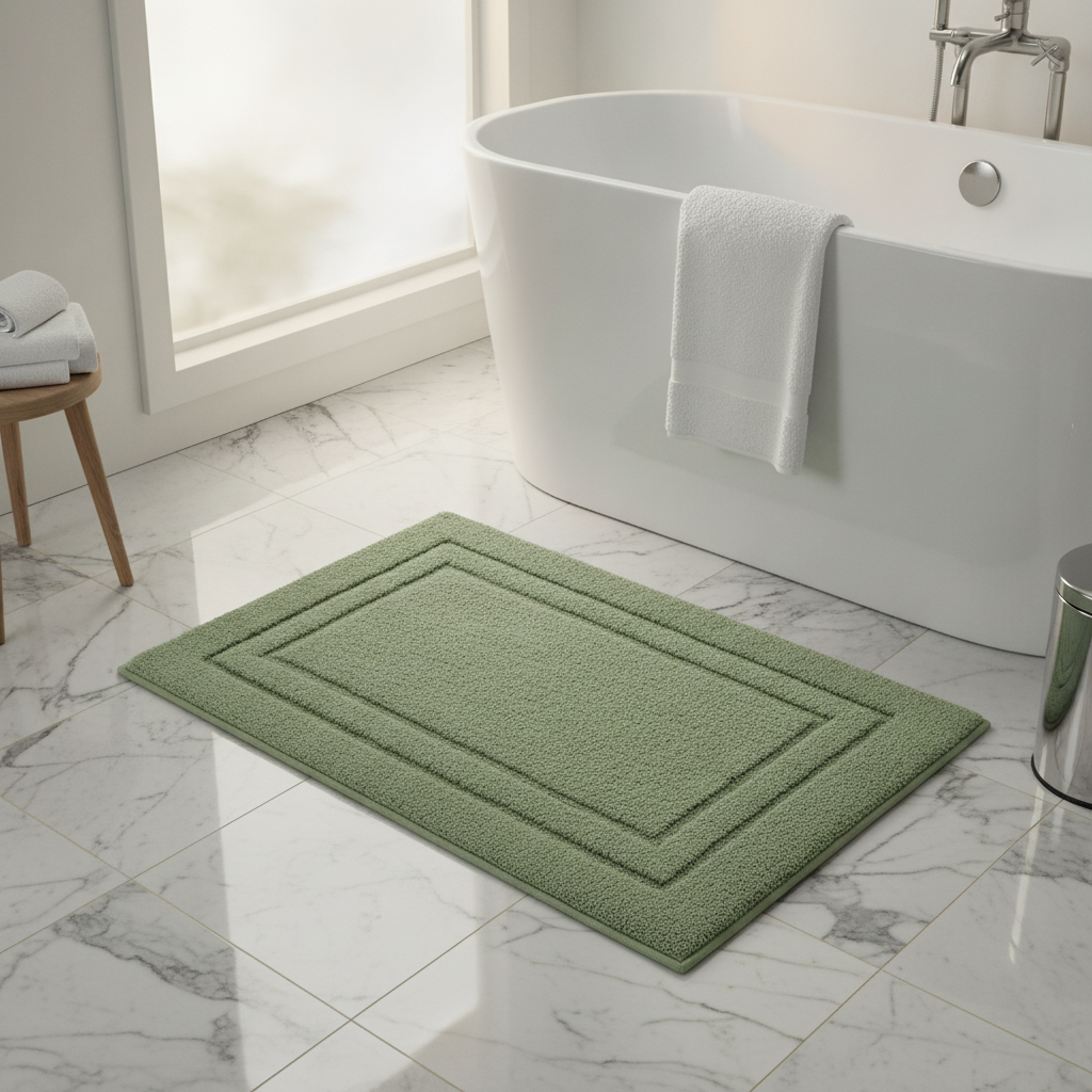 Absorbent Bathroom Rug