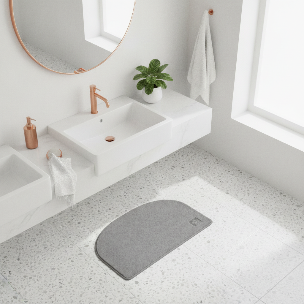 Half Moon Bathroom Rug