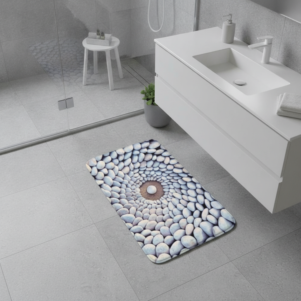 Effect Pebble 60x90cm Bath Mat