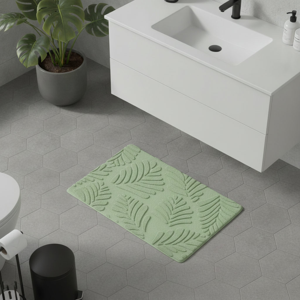 Green Sauge Bath Mat