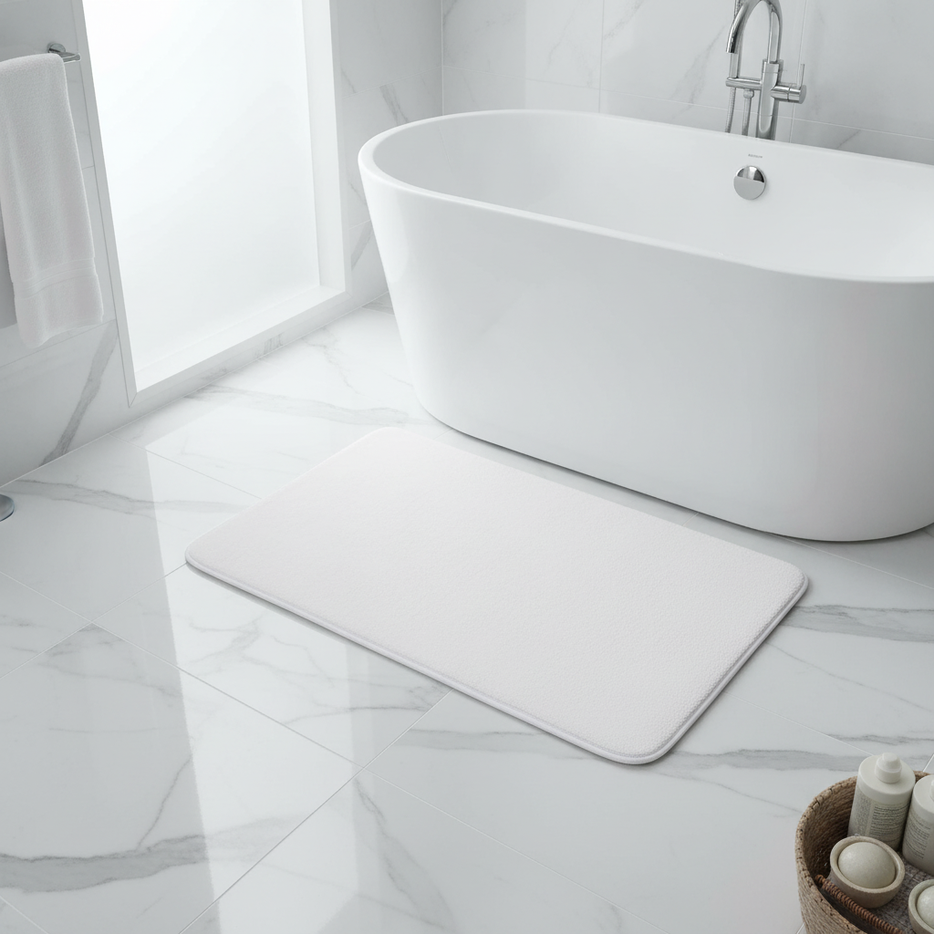 Large Microfiber Bathroom Rug