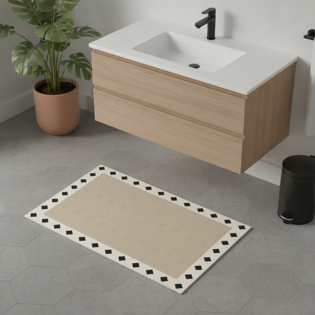 Diatomite Design Bath Mat