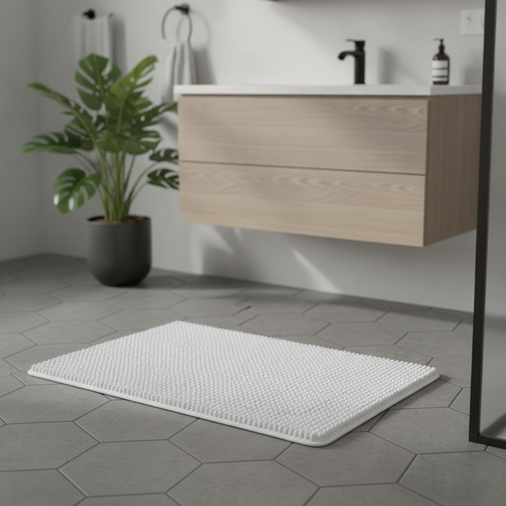 Caterpillar White Bath Mat - view 10