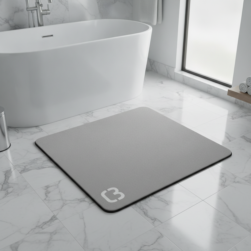Diatomite 90 Cm Bath Mat