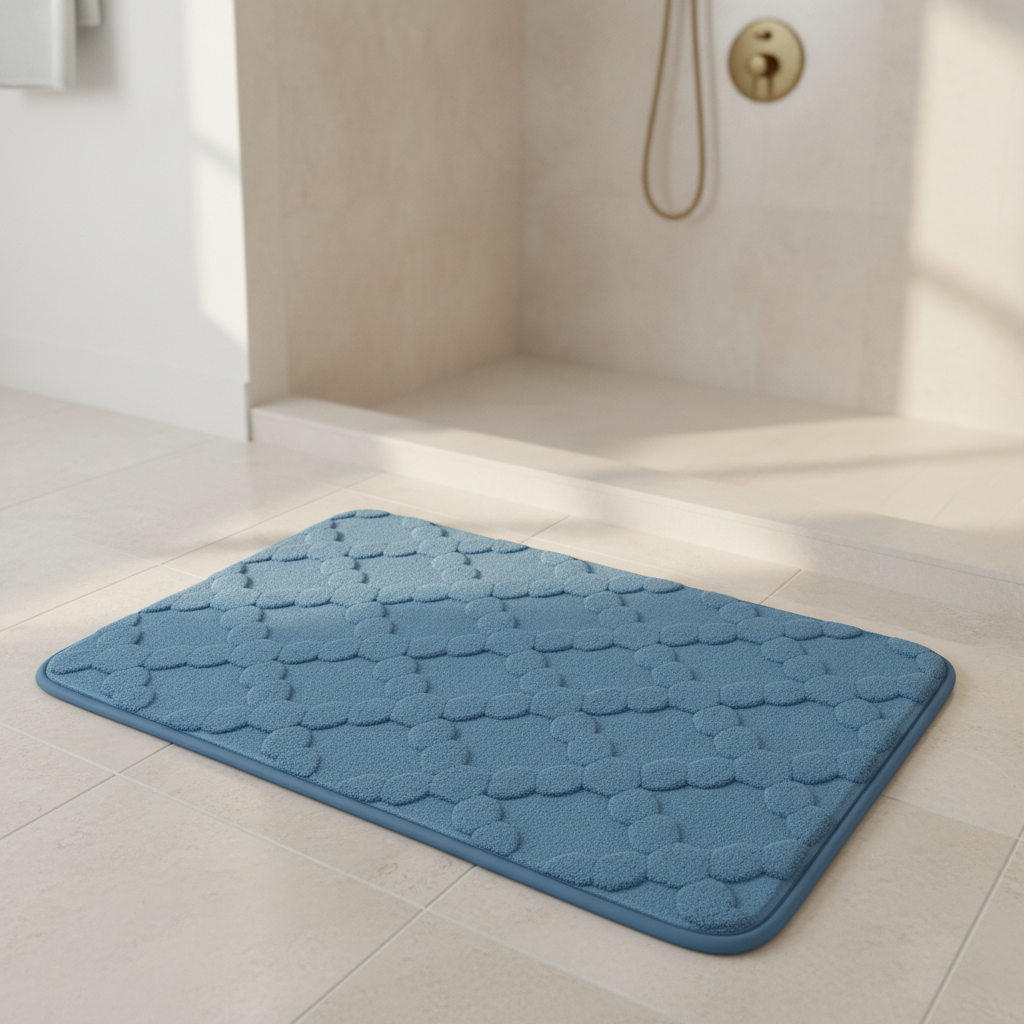 Absorbent Microfiber Bathroom Rug