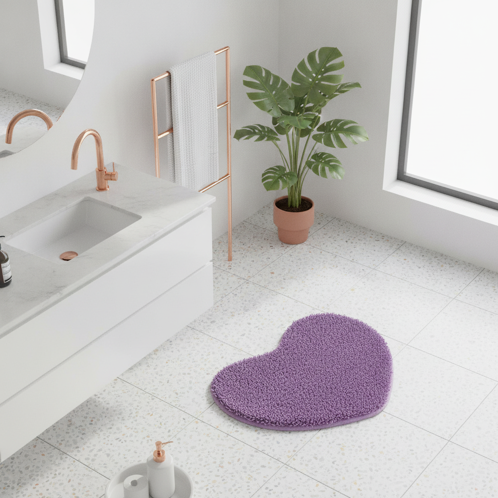 Microfiber Caterpillar Bath Mat