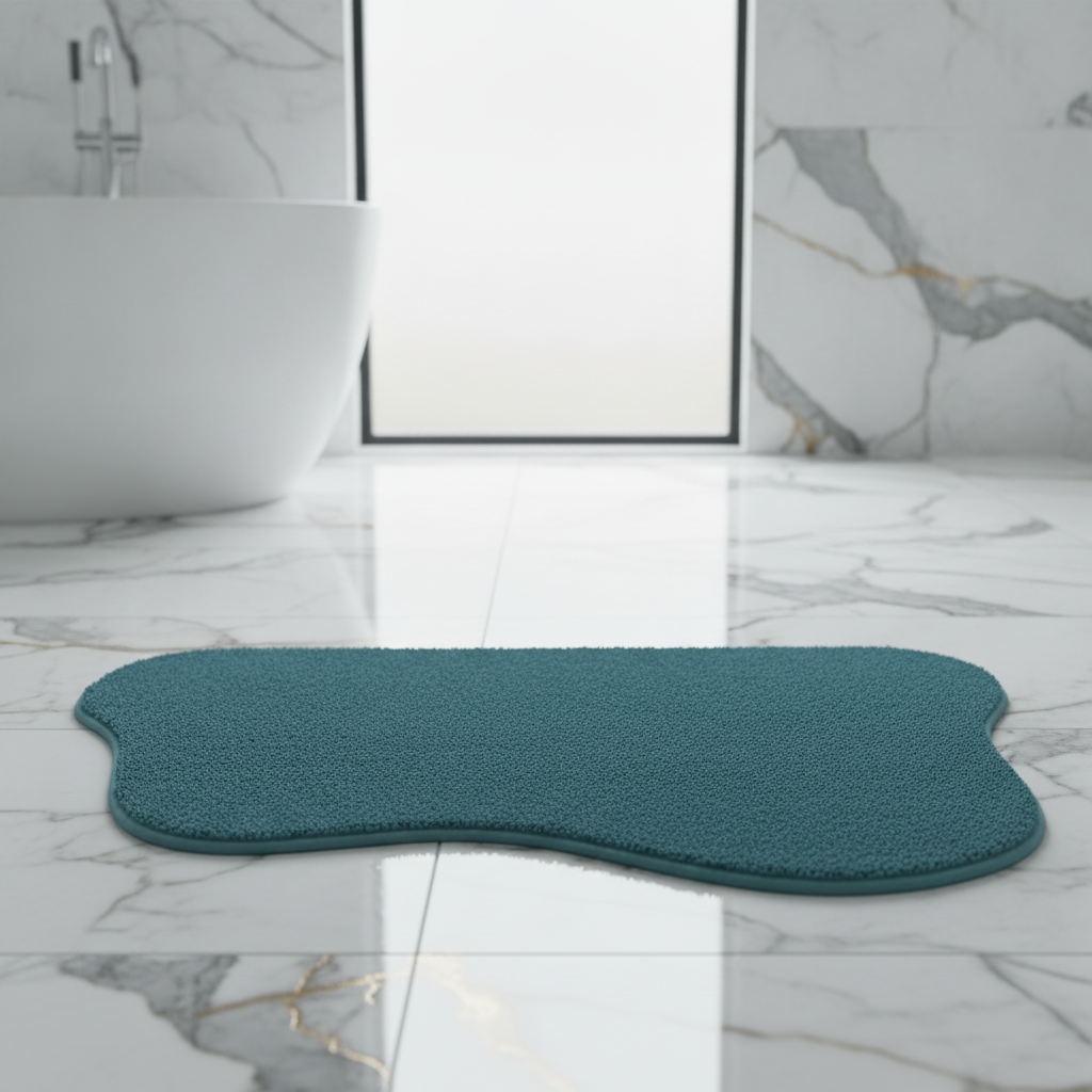 Blue Paon Bath Mat