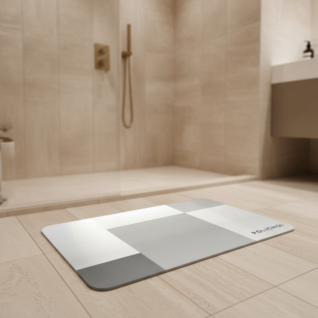 Non-Slip Bathroom Rug - bathroom setting